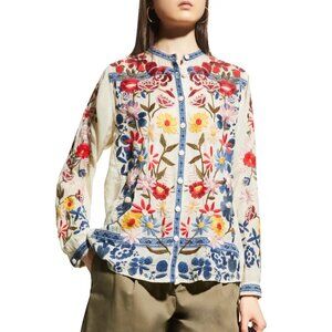 Johnny Was Embroidered Edie Blouse